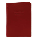 Darrahopens Home & Garden > Travel Pierre Cardin Slim Leather Passport Wallet Holder RFID Case Cover - Red