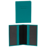 Darrahopens Home & Garden > Travel Pierre Cardin Slim Leather Passport Wallet Holder RFID Case Cover - Turquoise