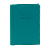 Darrahopens Home & Garden > Travel Pierre Cardin Slim Leather Passport Wallet Holder RFID Case Cover - Turquoise
