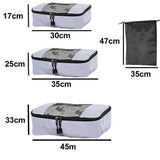 Darrahopens Home & Garden > Travel > Suitcases 5pcs Travel Packing Cubes Luggage Organizer Set for Suitcases and Bags