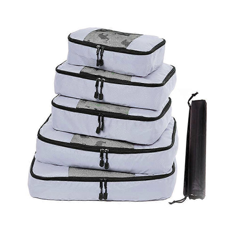 Darrahopens Home & Garden > Travel > Suitcases 5pcs Travel Packing Cubes Luggage Organizer Set for Suitcases and Bags