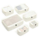 Darrahopens Home & Garden > Travel > Suitcases 6pcs Compression Packing Cubes Type B Travel Suitcase Organizer Storage Bags