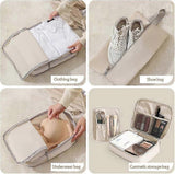Darrahopens Home & Garden > Travel > Suitcases 6pcs Packing Cubes Set Compression Bags & Organizers for Travel Suitcases