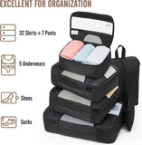 Darrahopens Home & Garden > Travel > Suitcases 8pcs Travel Packing Cubes Set Suitcase Organizer for Travel Essentials
