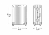 Darrahopens Home & Garden > Travel > Suitcases Flightmode Travel Suitcase Medium- Silver In Australia - Darrahopens