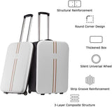 Darrahopens Home & Garden > Travel > Suitcases Foldable Carry-On Luggage, 20-Inch Durable Travel Suitcase with Wheels – Sturdy, Compact & Portable for Travel, Business & Weekend Trips(Pink) In Australia - Darrahopens