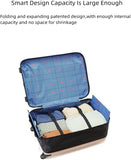 Darrahopens Home & Garden > Travel > Suitcases Foldable Carry-On Luggage, 20-Inch Durable Travel Suitcase with Wheels – Sturdy, Compact & Portable for Travel, Business & Weekend Trips(White) In Australia - Darrahopens