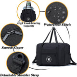 Darrahopens Home & Garden > Travel > Suitcases Foldable Under Seat Travel Bag Compatible with Ryanair Approved Size 40x20x25cm Cabin Bag Holder