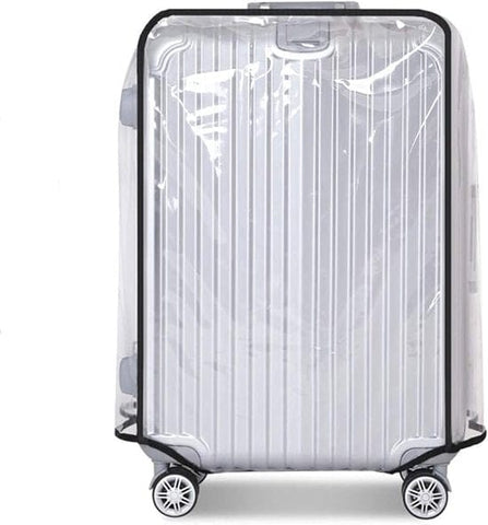 Darrahopens Home & Garden > Travel > Suitcases Luggage Cover - Transparent PVC Material - Waterproof and Scratch Resistant - Semi-transparent Luggage Cover - Suitable for Business Travel and Daily Use - 20