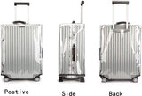 Darrahopens Home & Garden > Travel > Suitcases Luggage Cover - Transparent PVC Material - Waterproof and Scratch Resistant - Semi-transparent Luggage Cover - Suitable for Business Travel and Daily Use - 24