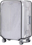 Darrahopens Home & Garden > Travel > Suitcases Luggage Cover - Transparent PVC Material - Waterproof and Scratch Resistant - Semi-transparent Luggage Cover - Suitable for Business Travel and Daily Use - 24