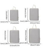 Darrahopens Home & Garden > Travel > Suitcases Luggage Cubes Storage Organizer Bags Travel Compression Packing Cubes Set