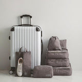 Darrahopens Home & Garden > Travel > Suitcases Packing Cubes Travel Bag Set for Rolling Luggage Organization