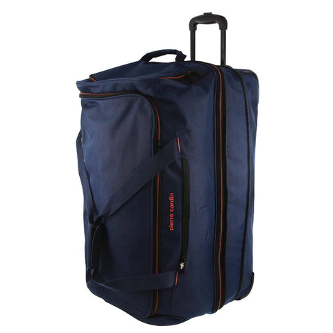Darrahopens Home & Garden > Travel > Suitcases Pierre Cardin Trolley Bag Large Soft Travel Luggage Wheeled Duffle 82 Cm - Navy