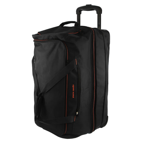 Darrahopens Home & Garden > Travel > Suitcases Pierre Cardin Trolley Bag Large Soft Travel Luggage Wheeled Duffle 82cm - Black