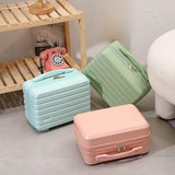 Darrahopens Home & Garden > Travel > Suitcases Portable 14 Inch Suitcase Mini Small Travel Storage Hand Gift Box - Pink