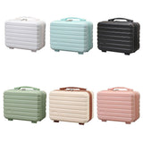 Darrahopens Home & Garden > Travel > Suitcases Portable 14 Inch Suitcase Mini Small Travel Storage Hand Gift Box - White