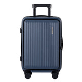Darrahopens Home & Garden > Travel > Suitcases Wanderlite 20" Luggage Suitcase Front Pocket Travel Carry On Dual TSA Navy
