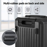 Darrahopens Home & Garden > Travel > Suitcases Wanderlite 20" Trunk Luggage Suitcase Travel Carry On TSA Lock Black