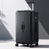 Darrahopens Home & Garden > Travel > Suitcases Wanderlite 28" Trunk Luggage Suitcase Travel 5 Wheels Type-C Port TSA Black