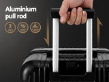 Darrahopens Home & Garden > Travel > Suitcases Wanderlite 28" Trunk Luggage Suitcase Travel 5 Wheels Type-C Port TSA Black