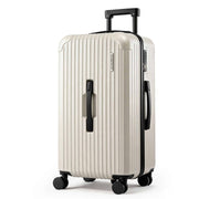 Darrahopens Home & Garden > Travel > Suitcases Wanderlite 28" Trunk Luggage Suitcase Travel 5 Wheels Type-C Port TSA Smoky White