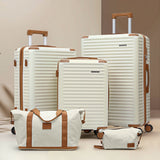 Darrahopens Home & Garden > Travel > Suitcases Wanderlite 5pcs Luggage Suitcase Set Trolley Travel TSA Lightweight Hard Case