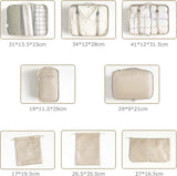 Darrahopens Home & Garden > Travel > Suitcases Waterproof Travel Packing Cube Suitcase Organizer Bag