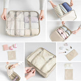 Darrahopens Home & Garden > Travel > Suitcases Waterproof Travel Packing Cube Suitcase Organizer Bag