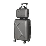 Darrahopens Home & Garden > Travel Wanderlite 2pc Luggage Trolley Suitcase 12" 28" Carry On Travel Stoage Hardshell