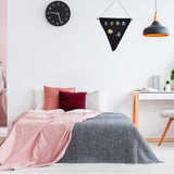 Darrahopens Home & Garden > Wall Art > 3D Wall Art 2Pcs Decorative Badge Organizer Wall Hanging Pin Brooch Jewelry Display Banner for Home ShopBlack In Australia - Darrahopens