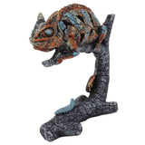 Darrahopens Home & Garden > Wall Art > 3D Wall Art Chameleon Statue Sculpture Resin Chameleon Wild Animal Figurine Ornament for Home Desktop Decoration In Australia - Darrahopens