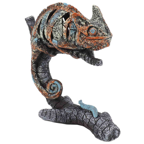 Darrahopens Home & Garden > Wall Art > 3D Wall Art Chameleon Statue Sculpture Resin Chameleon Wild Animal Figurine Ornament for Home Desktop Decoration In Australia - Darrahopens