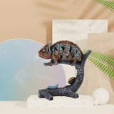 Darrahopens Home & Garden > Wall Art > 3D Wall Art Chameleon Statue Sculpture Resin Chameleon Wild Animal Figurine Ornament for Home Desktop Decoration In Australia - Darrahopens