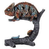 Darrahopens Home & Garden > Wall Art > 3D Wall Art Chameleon Statue Sculpture Resin Chameleon Wild Animal Figurine Ornament for Home Desktop Decoration In Australia - Darrahopens