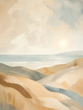 Darrahopens Home & Garden > Wall Art > 3D Wall Art Coastal Drift Floating Frame Canvas Wall Art - Portrait - 40W x 50H cm - Natural Birch In Australia - Darrahopens