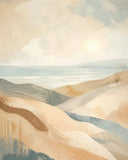 Coastal Drift Stretched Canvas Wall Art - Portrait - 60W x 120H cm In Australia - Darrahopens