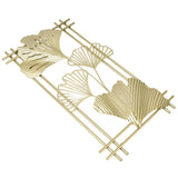 Darrahopens Home & Garden > Wall Art > 3D Wall Art Gold Metal Wall Decor Golden Leaf Wall Hanging Decor Art Sculpture with Frame for Living Room Office Home Hotel In Australia - Darrahopens