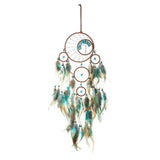 Darrahopens Home & Garden > Wall Art > 3D Wall Art Handmade Dream Catcher with Feathers, Bohemian Wall Hanging Wind Chime Decor