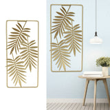 Darrahopens Home & Garden > Wall Art > 3D Wall Art Metal Leaf Wall Decor Golden Nordic Style Elegant Ambience Sturdy Durable Wear Resistant Metal Wall Decor In Australia - Darrahopens