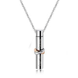 Darrahopens Home & Garden > Wall Art > 3D Wall Art Pet Urn Necklace Pendant Titanium Steel Jewelry