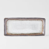 Darrahopens Home & Garden > Wall Art > 3D Wall Art Plate Rectangular 29x12cm Akane Grey