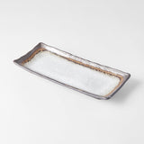 Darrahopens Home & Garden > Wall Art > 3D Wall Art Plate Rectangular 29x12cm Akane Grey