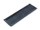 Darrahopens Home & Garden > Wall Art > 3D Wall Art Plate Rectangular 33x10cm Lines Dark Blue Glaze