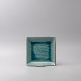 Darrahopens Home & Garden > Wall Art > 3D Wall Art Plate Square 17cm Crackle Turquoise Glaze
