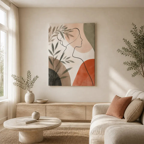 Darrahopens Home & Garden > Wall Art > 3D Wall Art Quiet Muse Stretched Canvas Wall Art - Portrait - 60W x 80H cm In Australia - Darrahopens