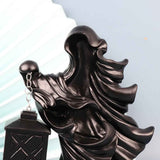 Darrahopens Home & Garden > Wall Art > 3D Wall Art Resin Ghost with Lantern Resin Ghost Hell Messenger Statue Halloween Sculpture Garden Yard Decoration In Australia - Darrahopens