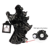 Darrahopens Home & Garden > Wall Art > 3D Wall Art Resin Ghost with Lantern Resin Ghost Hell Messenger Statue Halloween Sculpture Garden Yard Decoration In Australia - Darrahopens