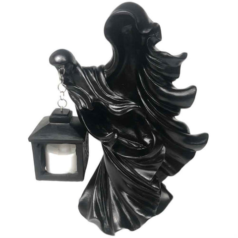 Darrahopens Home & Garden > Wall Art > 3D Wall Art Resin Ghost with Lantern Resin Ghost Hell Messenger Statue Halloween Sculpture Garden Yard Decoration In Australia - Darrahopens