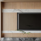 Darrahopens Home & Garden > Wall Art > 3D Wall Art Self-adhesive 3D Wall Panel - Brown Oak Look - PVC Plank 300x40 cm for Wall & Ceiling - Soundproof